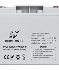 Drom Power 12V 20Ah Sealed Lead Acid Rechargeable Battery