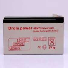 Drom Power 12V 35Ah Sealed Lead Acid Rechargeable Battery