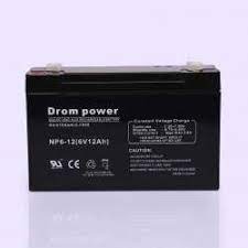 Drom Power 12V 50Ah Sealed Lead Acid Rechargeable Battery