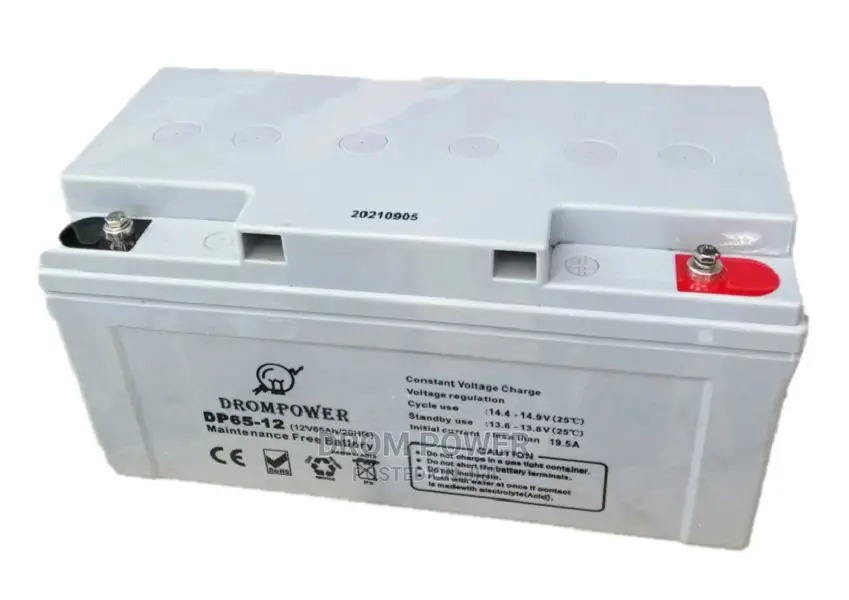 Drom Power 12V 65Ah Sealed Lead Acid Rechargeable Battery