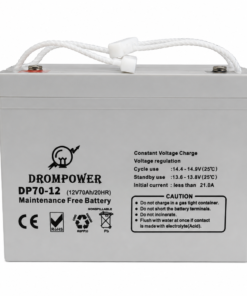 Drom Power 12V 70Ah Sealed Lead Acid Rechargeable Battery