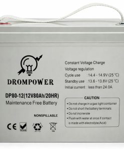 Drom Power DP80-12 (12V 80Ah/20HR) Sealed Lead Acid Rechargeable Battery