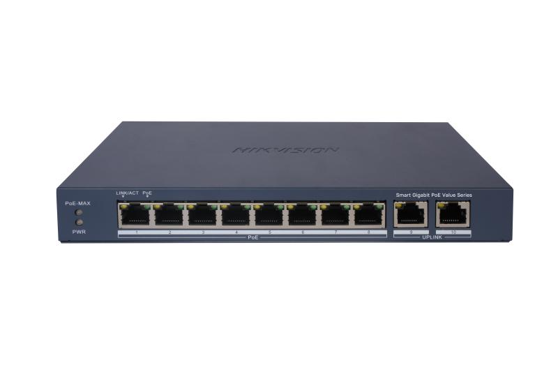 Hikvision 8 Port Gigabit Smart POE Switch – DS-3E1510P-EI/M