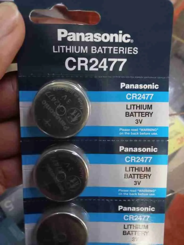 Panasonic CR2477 3V Lithium Coin Cell Battery for Long-Lasting Power