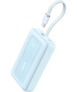 Anker Power Bank 10000mAh 30W with Built-In USB-C Cable Blue (A1688H31)
