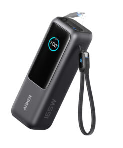 Anker Power Bank 25000mAh 165W Fast Charging with Built-in USB-C and Retractable Cable (A1695H11)
