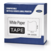 Brother Compatible DK-22225 Continuous Paper Label Roll 38mm Black on White