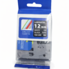 Brother Compatible TZ2-335 12mm Continuous White on Black Label Tape