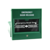SAGREEN Emergency Break Glass Fire Alarm Exit Button Green
