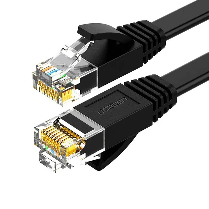 UGREEN Cat 6 UTP LAN Cable 0.5m Black High-Speed Ethernet Patch Cable(UG- 20158)