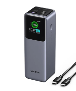 UGREEN PB726 20000mAh 165W Laptop Portable Power Bank with Retractable Cable Black (UG-55987B)