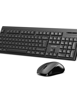 Vention Wireless Full-Sized Silent Keyboard and Mouse Combo Black Slim Type (KTZB0-EN)