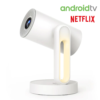 ETOE Starfish Plus Google TV 1080P Portable Home Projector with Bedside Light