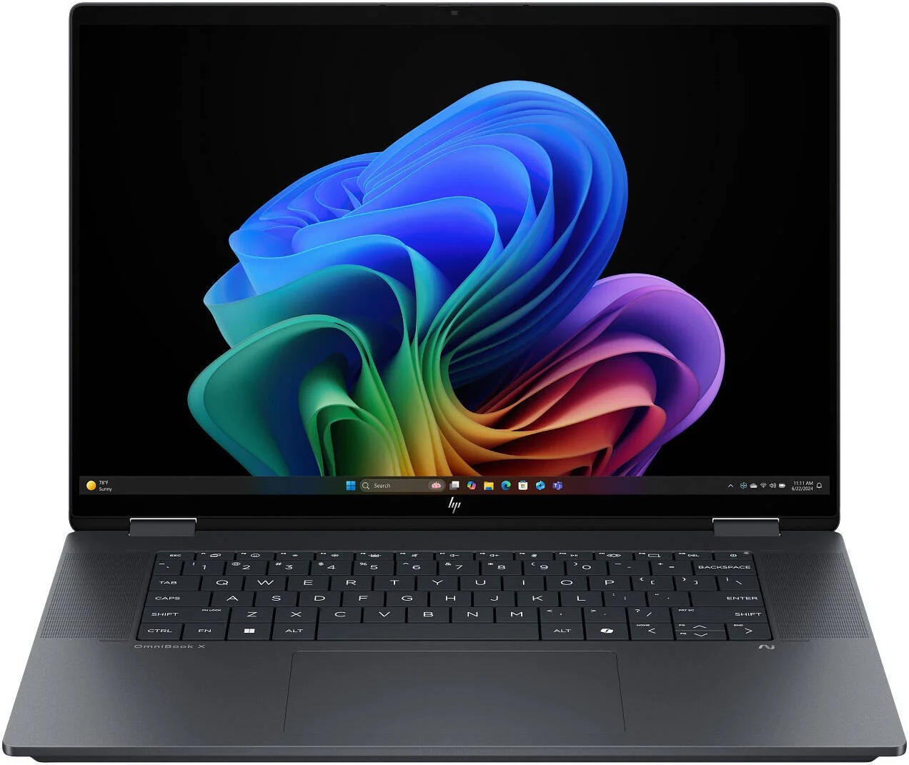 HP OmniBook X Flip 16t-as00 Intel Core Ultra 7 256V 16GB LPDDR5x 8533 onboard 512GB