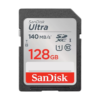 SanDisk Ultra UHS I 128GB SD Card 140MB/s (SDSDUNB-128G-GN6IN)