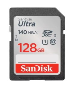 SanDisk Ultra UHS I 128GB SD Card 140MB/s (SDSDUNB-128G-GN6IN)