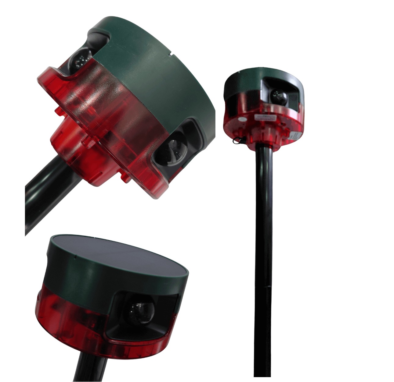 Solar infrared sensor alarm