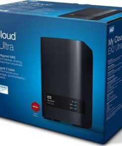 WD My Cloud Expert Series EX2 Ultra 8TB 2-Bay NAS Server for Secure Network Storage