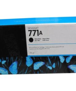 HP 771A 775-ml Matte Black DesignJet Ink Cartridge, B6Y15A