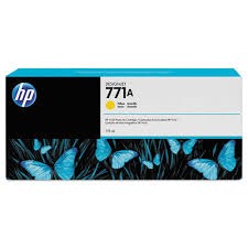 HP 771A 775-ml Yellow DesignJet Ink Cartridge, B6Y18A
