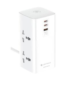 Lightwave 4-Way Extension Socket 3 Metres (LW-EXT-43U)