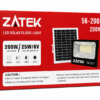 Zatek 200W LED Solar Flood Light