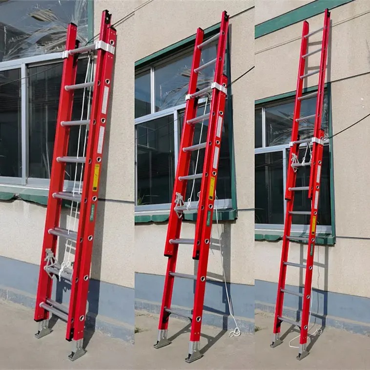 8 Meter Fiber Glass Extension Ladder
