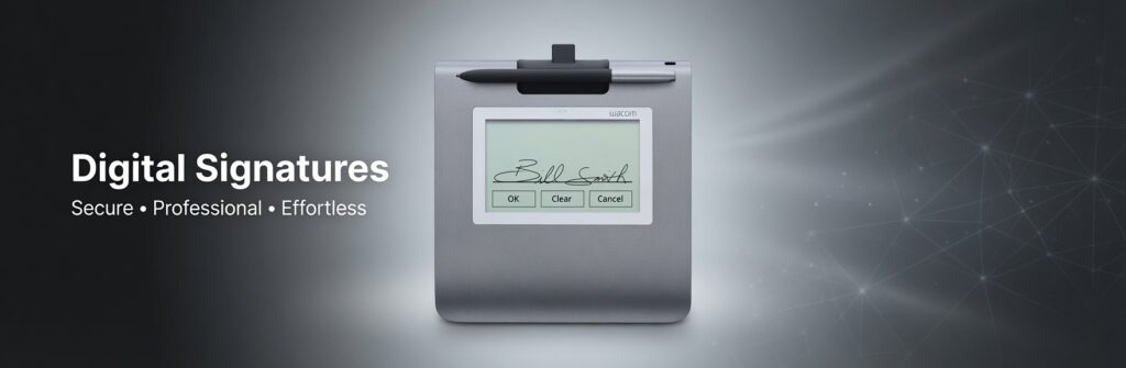 Electronic Signature pad