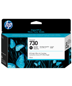 HP 730 Photo Black Ink Cartridge (P2V73A) 130 ml Original DesignJet Ink Cartridge
