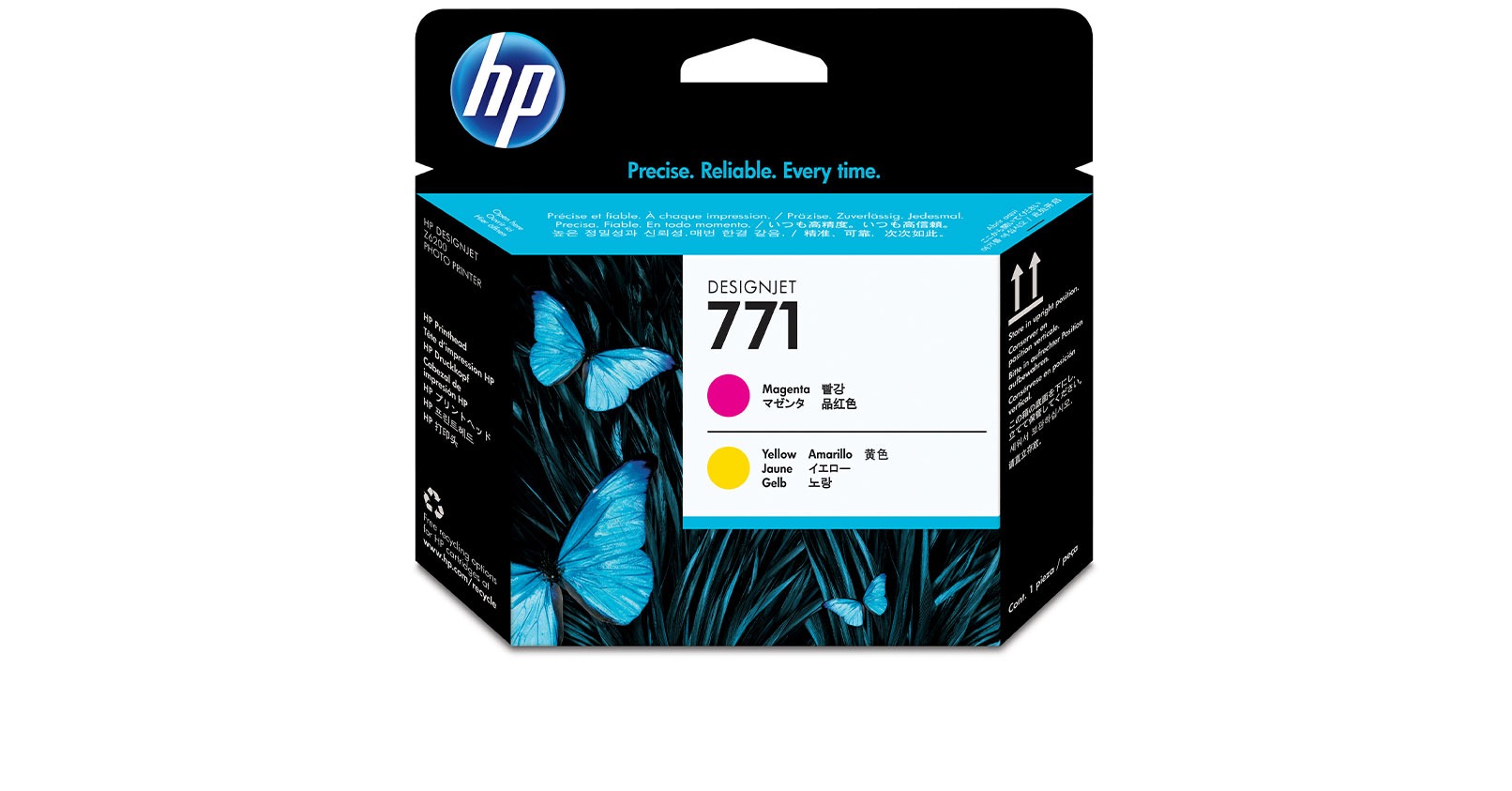 HP 771 Magenta/Yellow DesignJet Printhead - (CE018A)