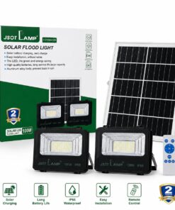 JSOT 2-IN-1 Solar Floodlight with Solar Panel (T-C100+100)