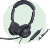 Yealink UH46 Dual Teams USB-CA Corded USB Headset