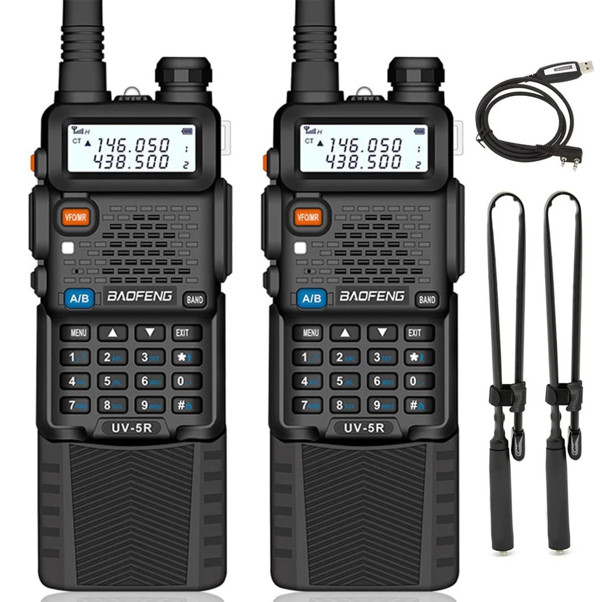 Baofeng UV-5R Dual Radio 5-8KM (2 Pieces)