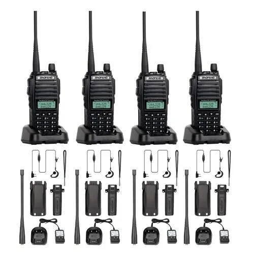 Baofeng UV-82 5W Dual Band Two-Way Radio Four Pack