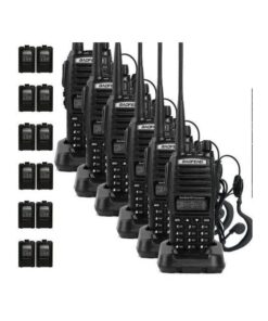 Baofeng UV-82 5W Dual Screen Walkie Talkie 7 Pieces