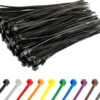 Black Nylon Cable Ties for Outdoor Use