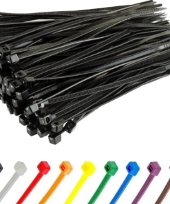 Black Nylon Cable Ties for Outdoor Use