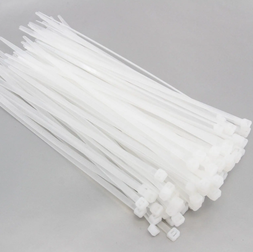 Cable Ties Nylon White Natural Nylon for Indoor Use