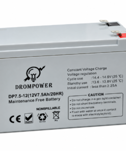 Drom Power 12V 7.5Ah Deep Cycle Solar Battery