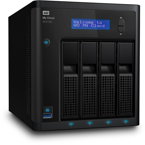 WD My Cloud Expert Series 40TB EX4100 4-Bay NAS Server (4 x 10TB)