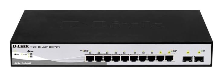 D-Link DGS-1210-10P 10-Port Gigabit Smart Managed PoE Switch
