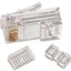 D-Link Cat6 UTP Modular Plugs – Transparent Colour, 100 Pcs/Bag