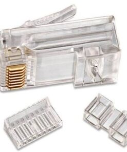 D-Link Cat6 UTP Modular Plugs – Transparent Colour, 100 Pcs/Bag