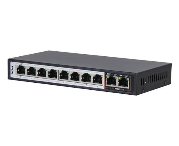 D-Link DES-F1010P-E/B 10-Port Long Range PoE Switch