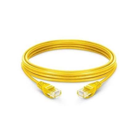 D-Link 1M Cat6A 10G UTP 24 AWG PVC Round Yellow Patch Cord
