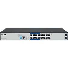 D-Link DES-F1016P-E 250m PoE+ Surveillance Switch with 16 PoE ports