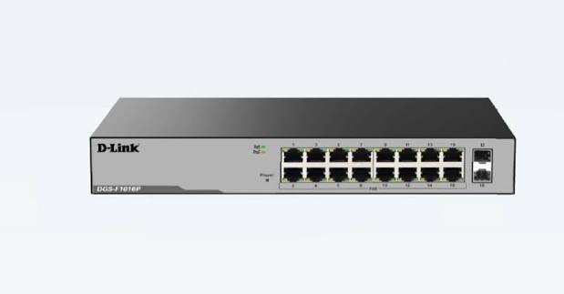 D-Link DGS-1016C/B 16-port 10/100/1000Base-T Unmanaged Switch