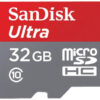 SanDisk Ultra 32GB microSDHC Memory Card (SDSQUAR-032G-GN6MA)