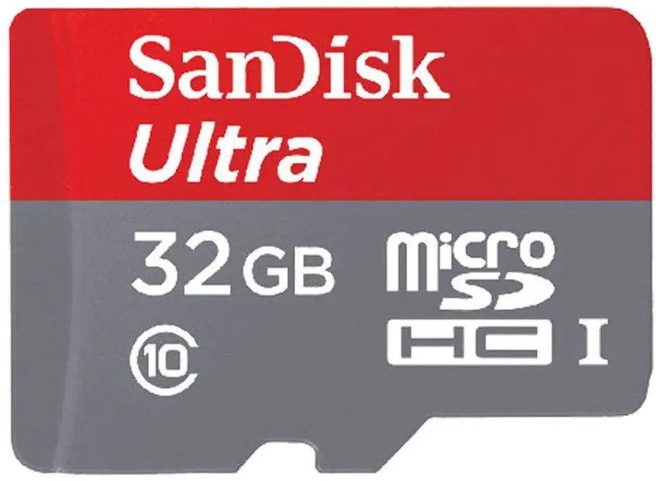 SanDisk Ultra 32GB microSDHC Memory Card (SDSQUAR-032G-GN6MA)