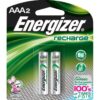 Energizer AAA Rechargeable Batteries 1.2V 2 Pack